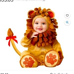 Adorable Lion Costume for Kids - Brown